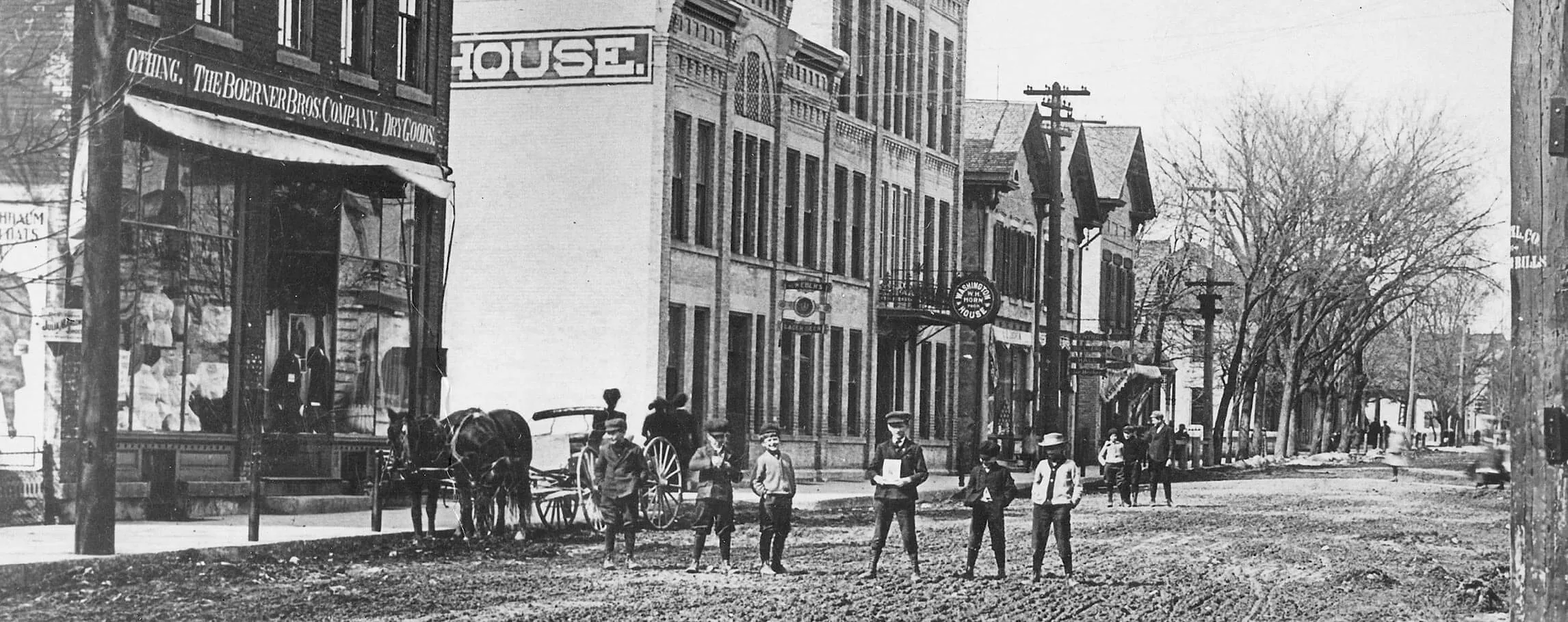 Historic Photo of Downtown Cedarburg, WI