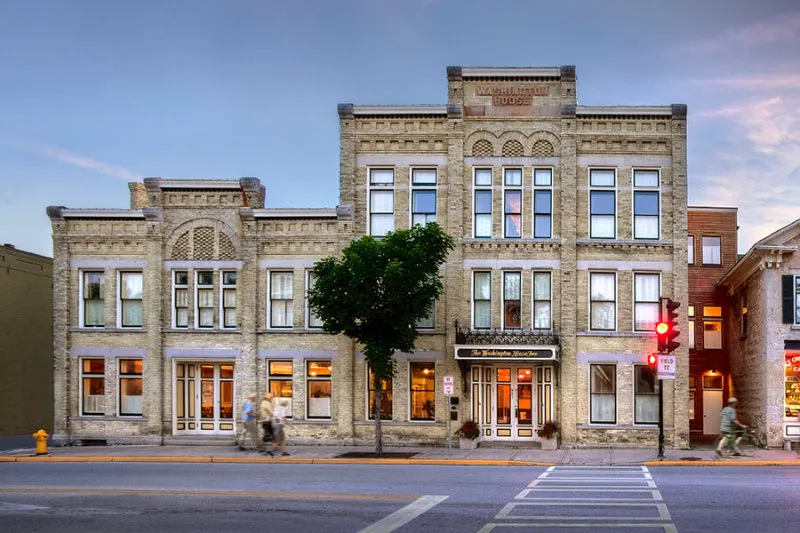Stay at Washington House Inn, just steps from the Cedarburg Cultural Center