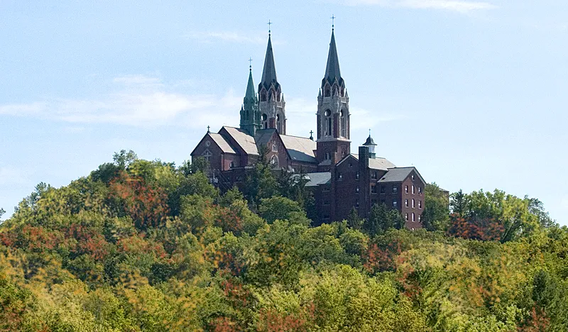 Holy HIll Basilica in the trees