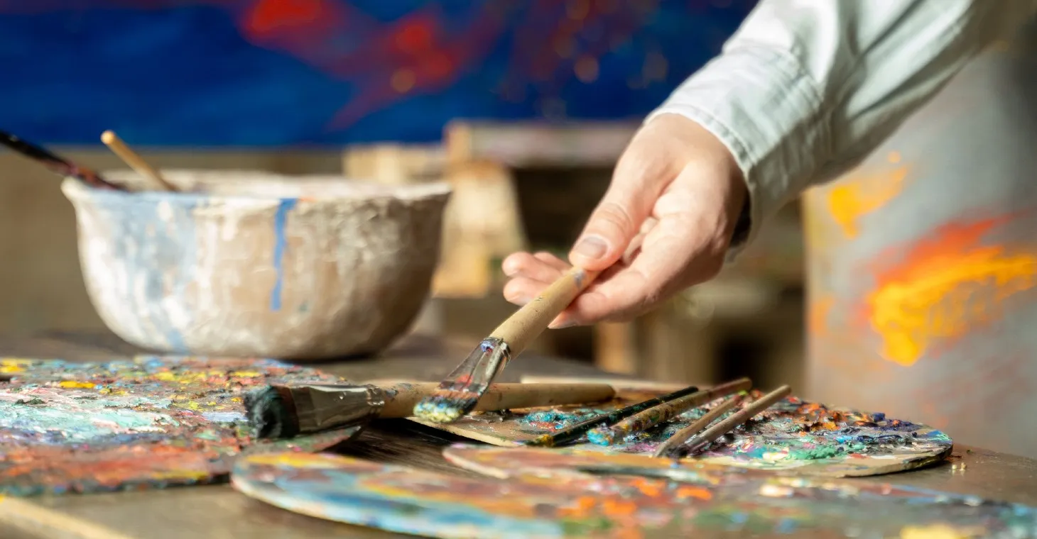 Cedarburg artist painting