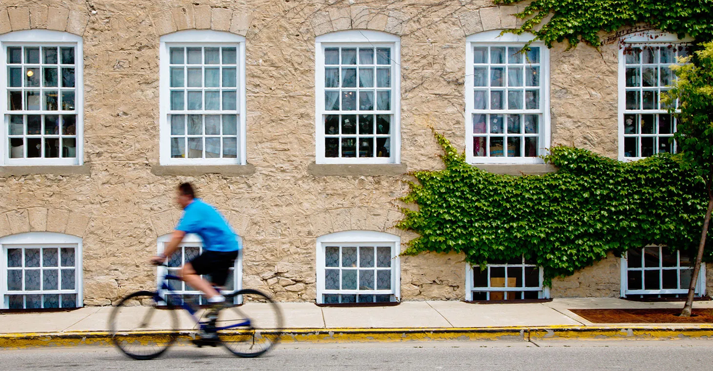 Bicycling at Cedar Creek Settlement
