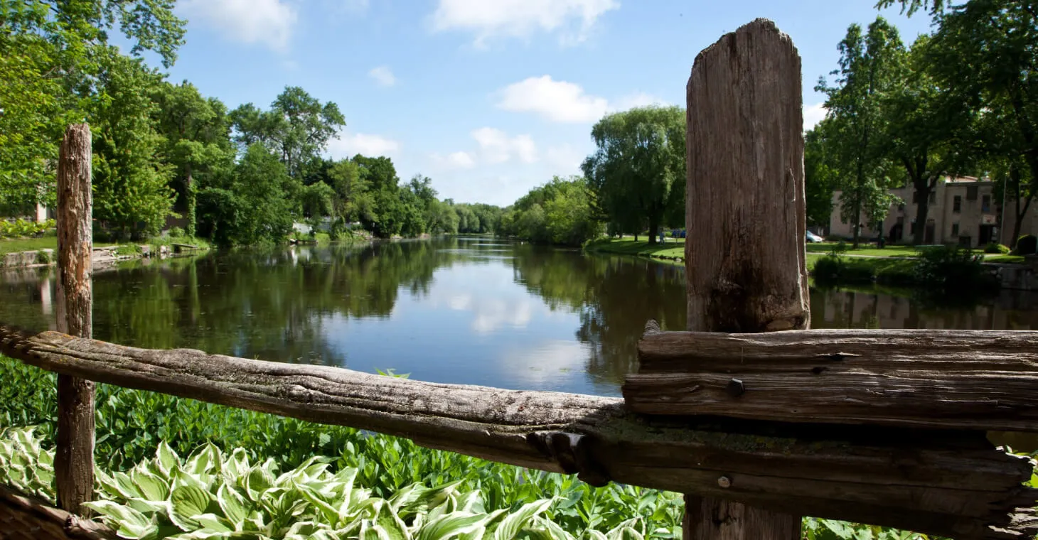 Cedarburg WI Creek - Photo by Doug Edmunds
