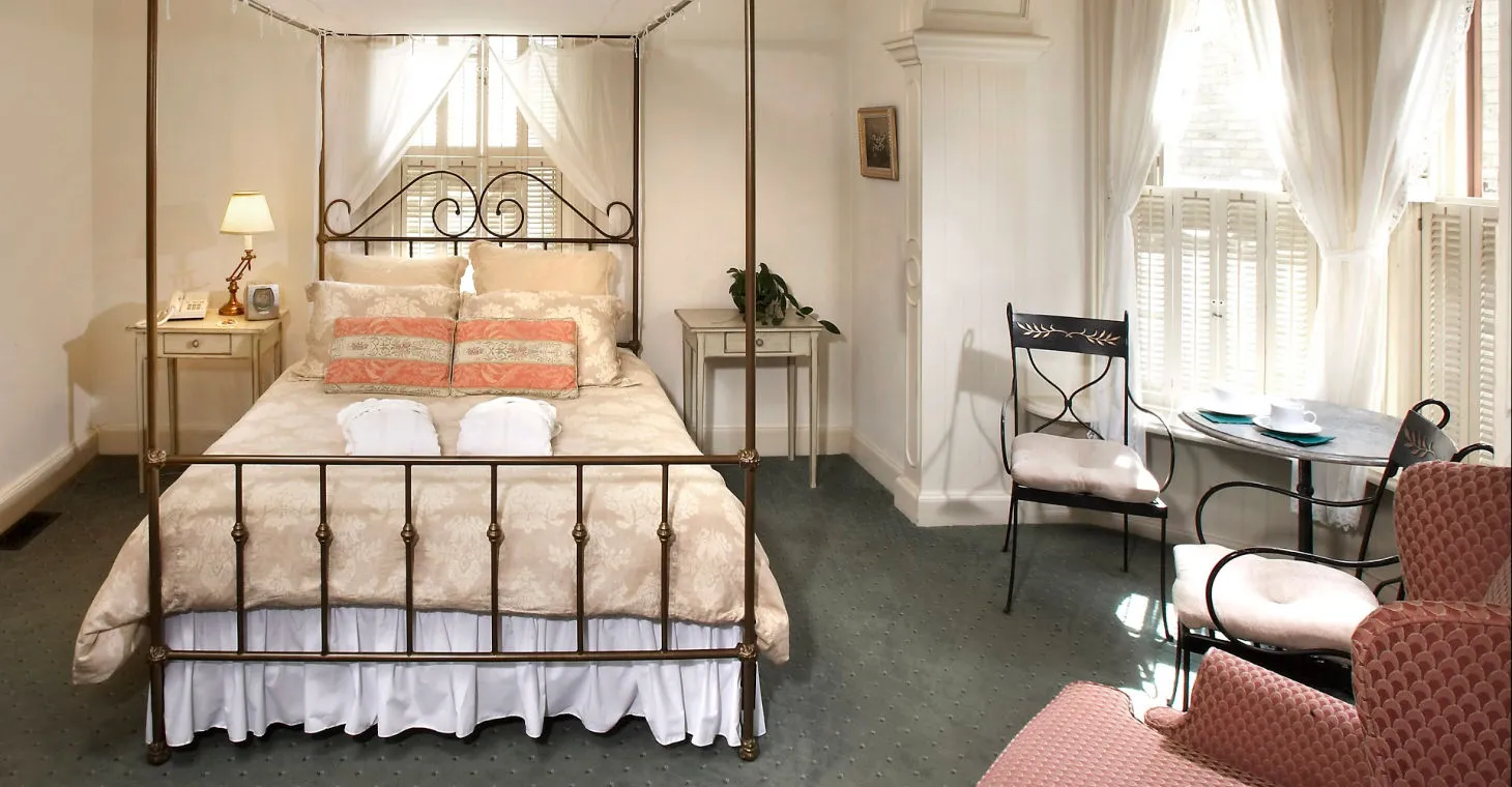 Cozy room at Washington House Inn, Cedarburg bed and breakfast