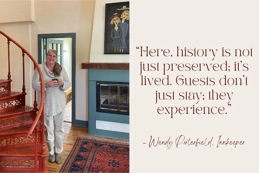 Wendy Porterfield, Innkeeper